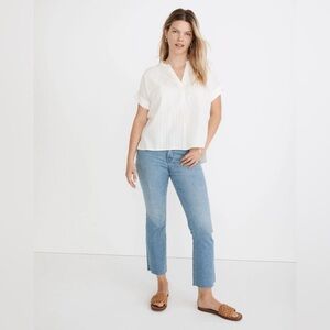 Madewell Beachy Oversized Shirt (xs-off white)